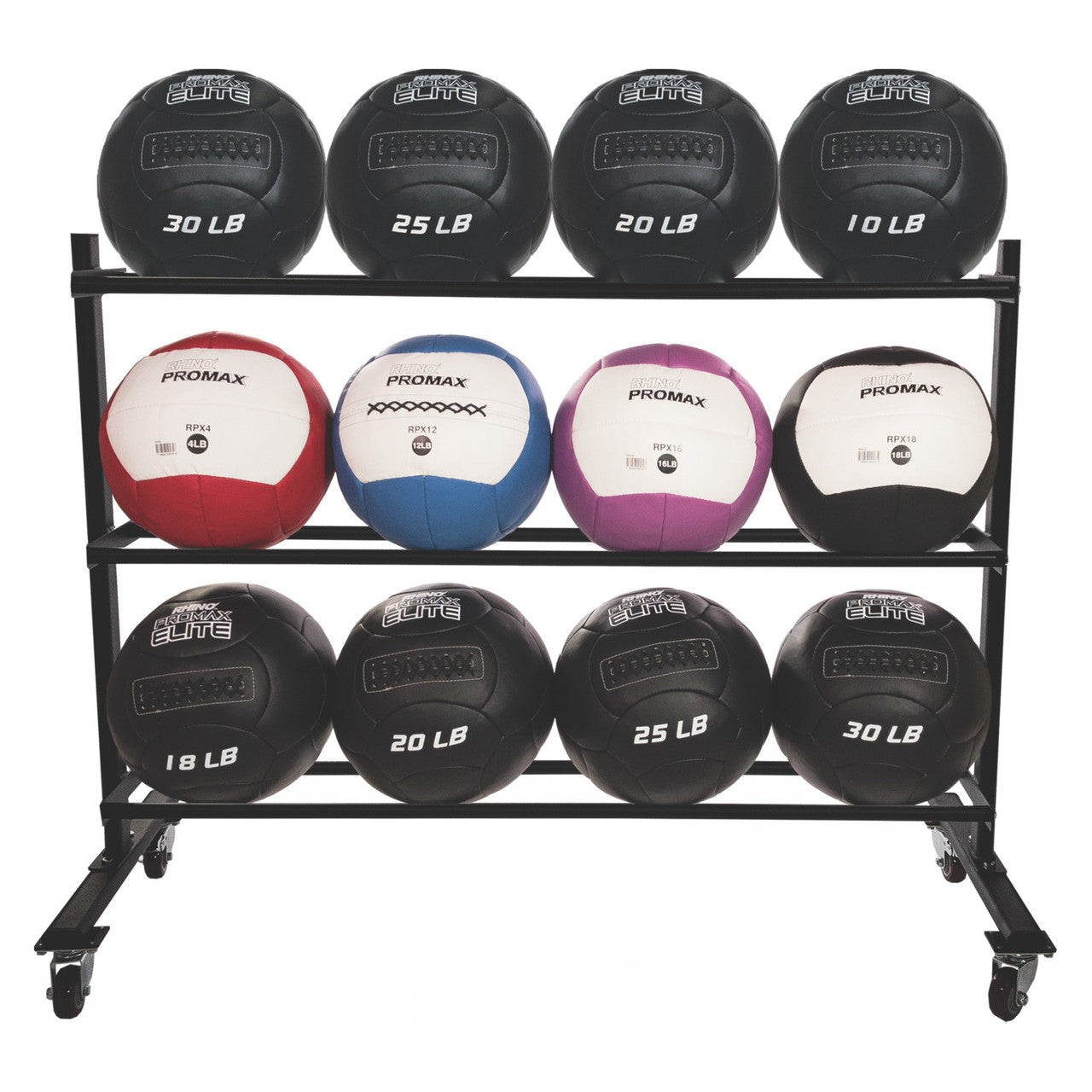 Champion Sports Promax 3-Level Medicine Ball Rack