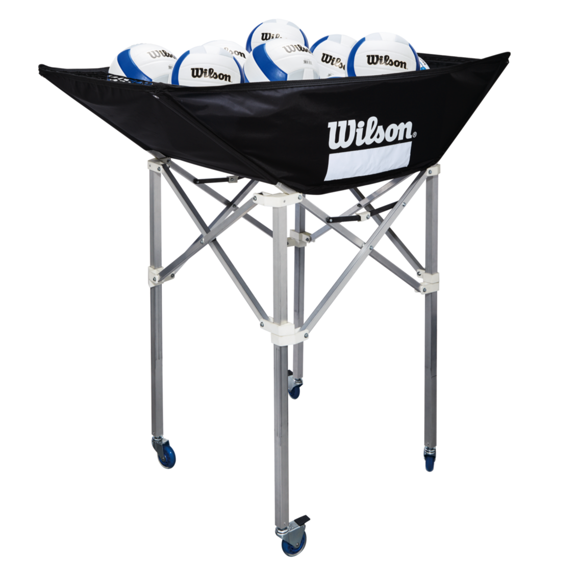 Wilson Indoor Stand Up 24 Ball Capacity Volleyball Cart