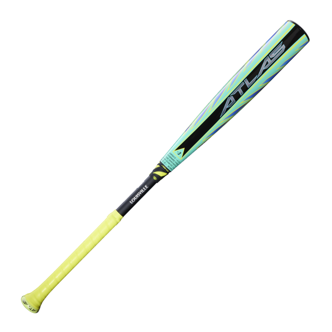 Louisville Slugger Adult 2026 Atlas Hybrid Green -3 BBCOR Baseball Bat