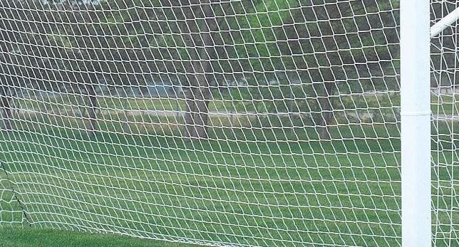Bison ShootOut 4" Square Aluminum Permanent/Semi Permanent Soccer Goals
