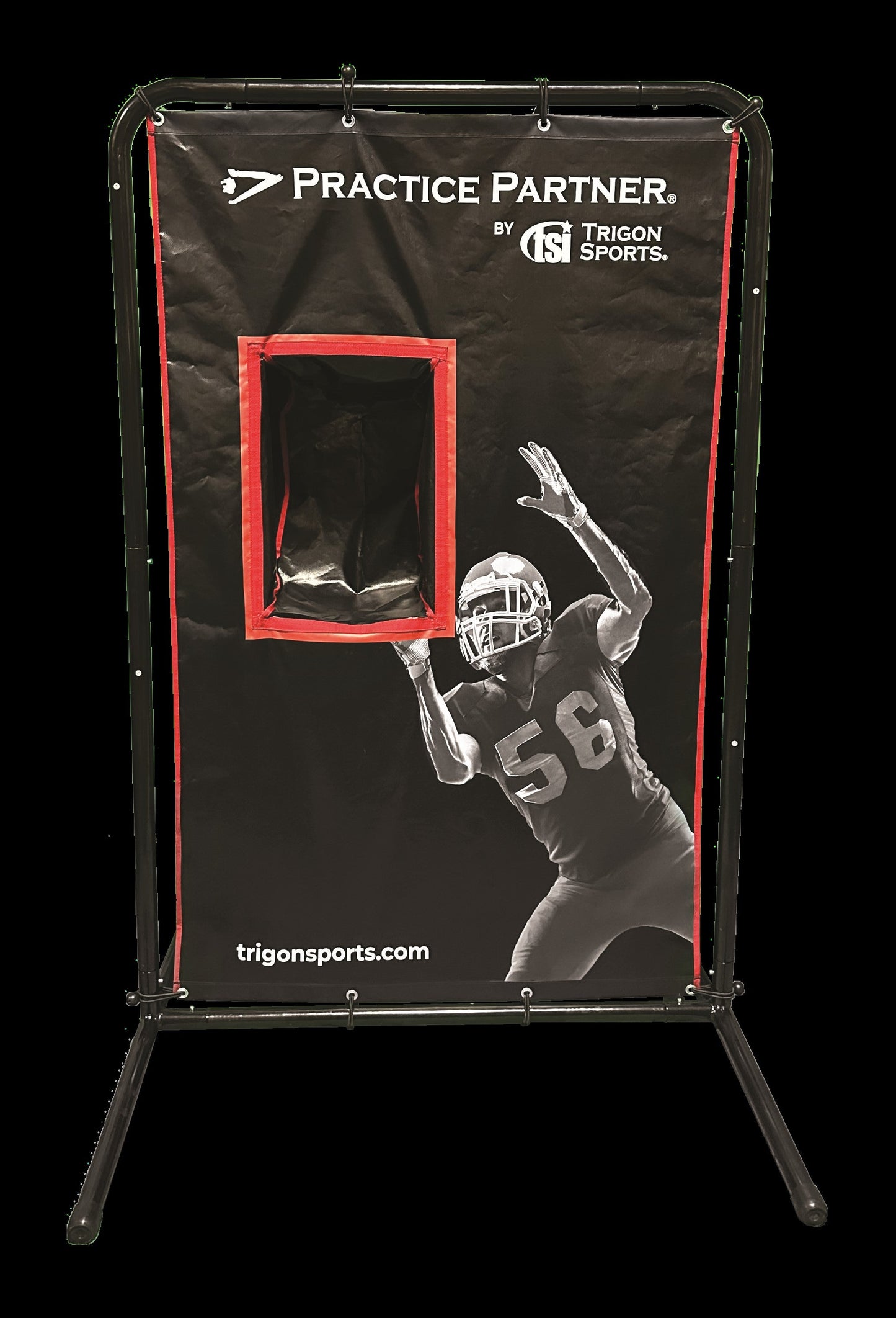 Trigon Sports Football Practice Partner Dual Sport Canvas Catcher