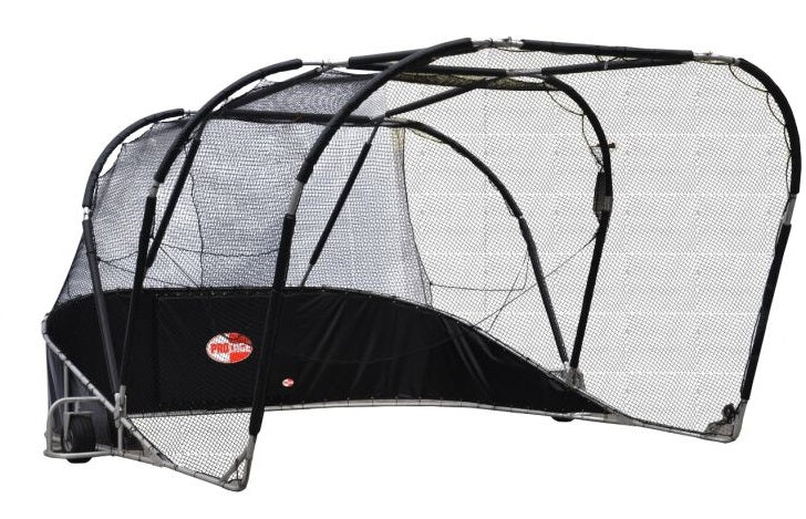 Trigon Sports Soccer ProCage Professional Portable Batting Cage - Black Skirt, Black Padding
**SHIPS AS 1 PALLET with 9 PIECES AND 6 BUNDLES OF PIPE**