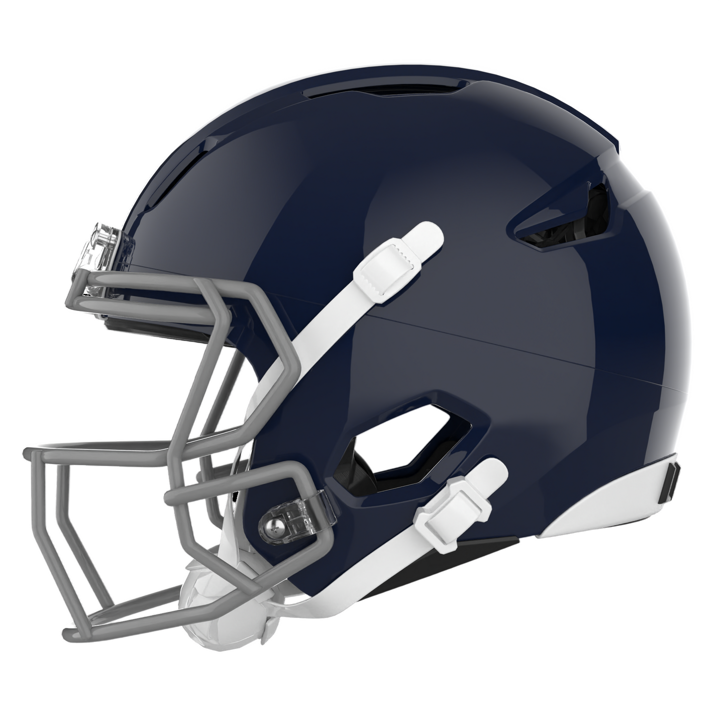Light Helmets Adult Apache Lightning Football Helmet with Attached Facemask