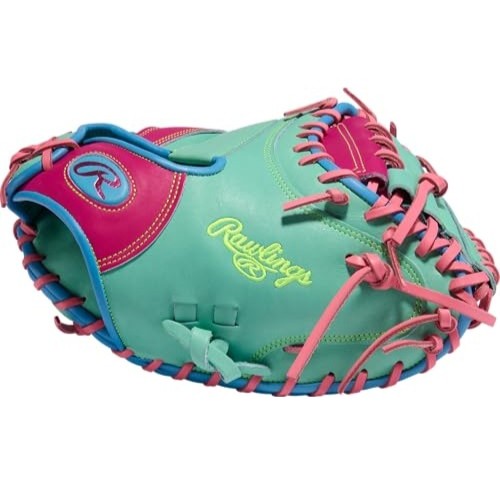 Rawlings Heart of the Hide Colorsync Berry Mint 13" Baseball Catchers Mitt