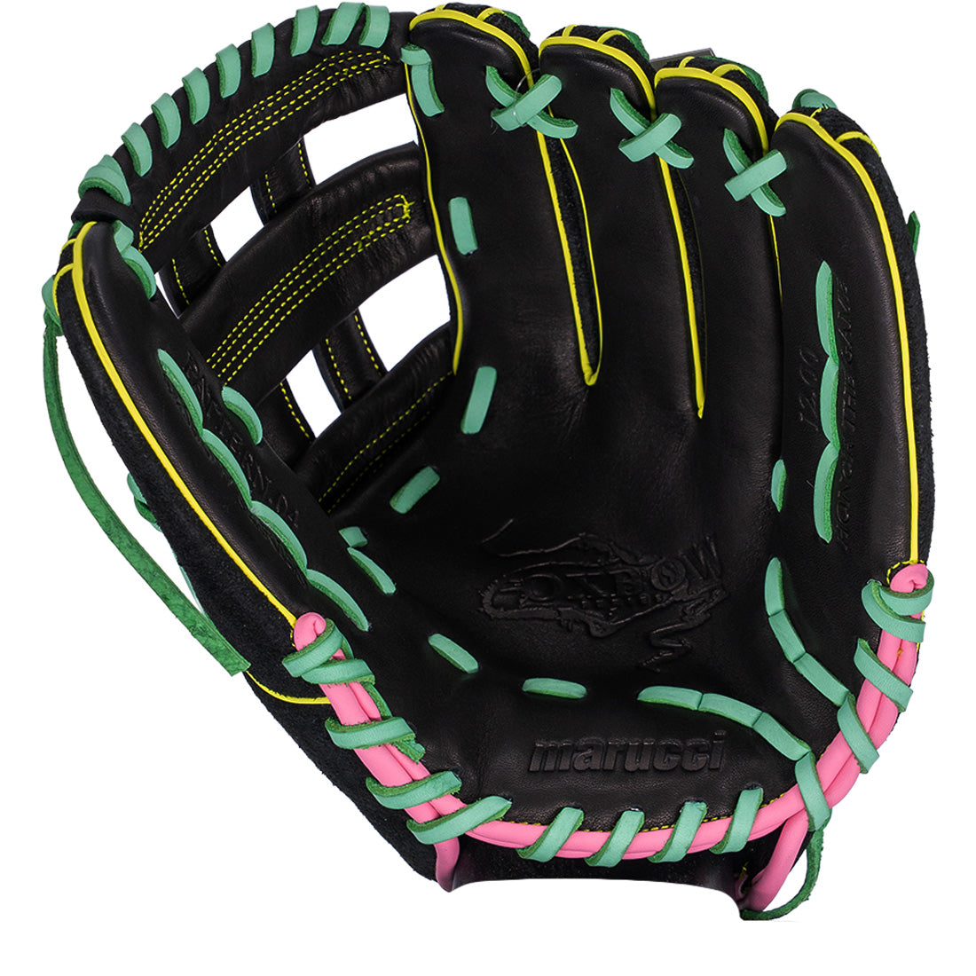 Marucci Oxbow 45A3 12” Infield Baseball Glove – MFG4OX45A3-BK/RO