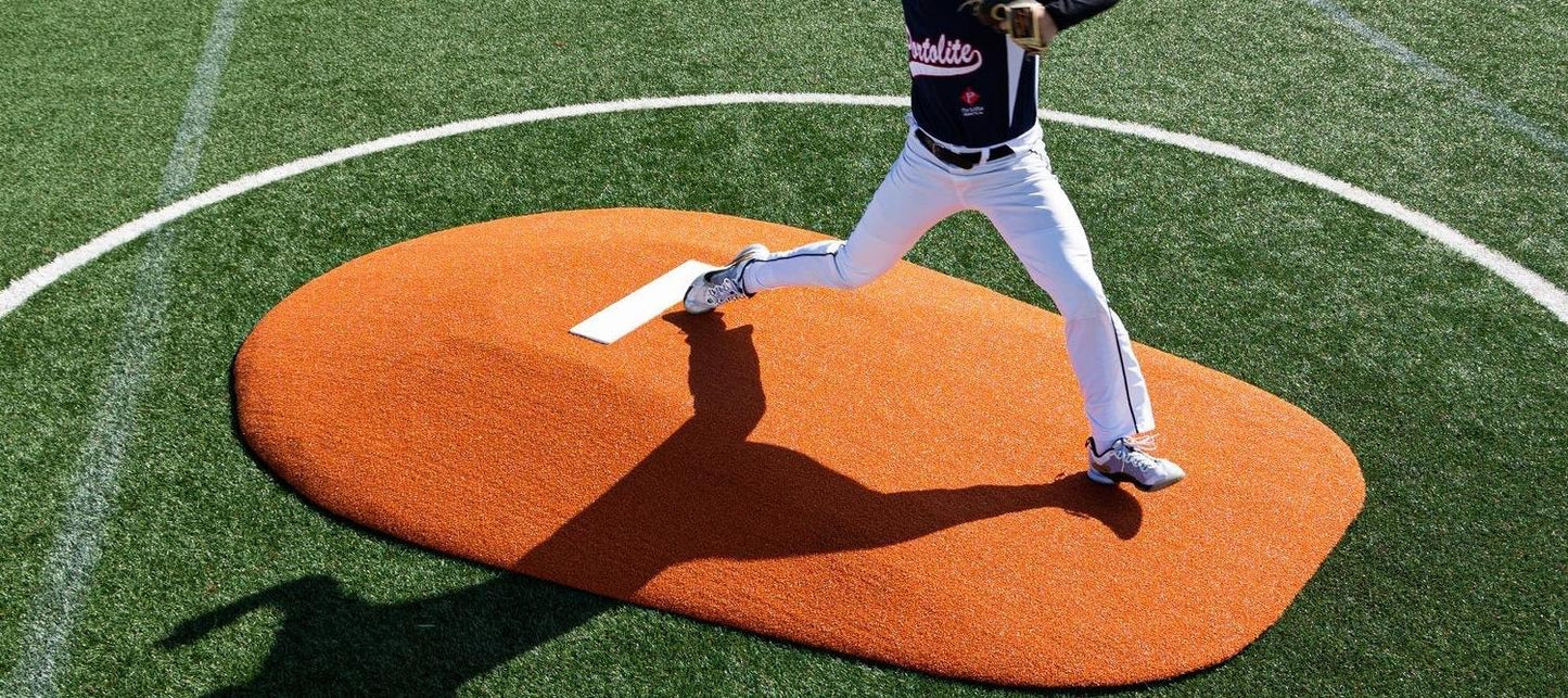 Portolite Baseball 8" One-Piece Game Mound