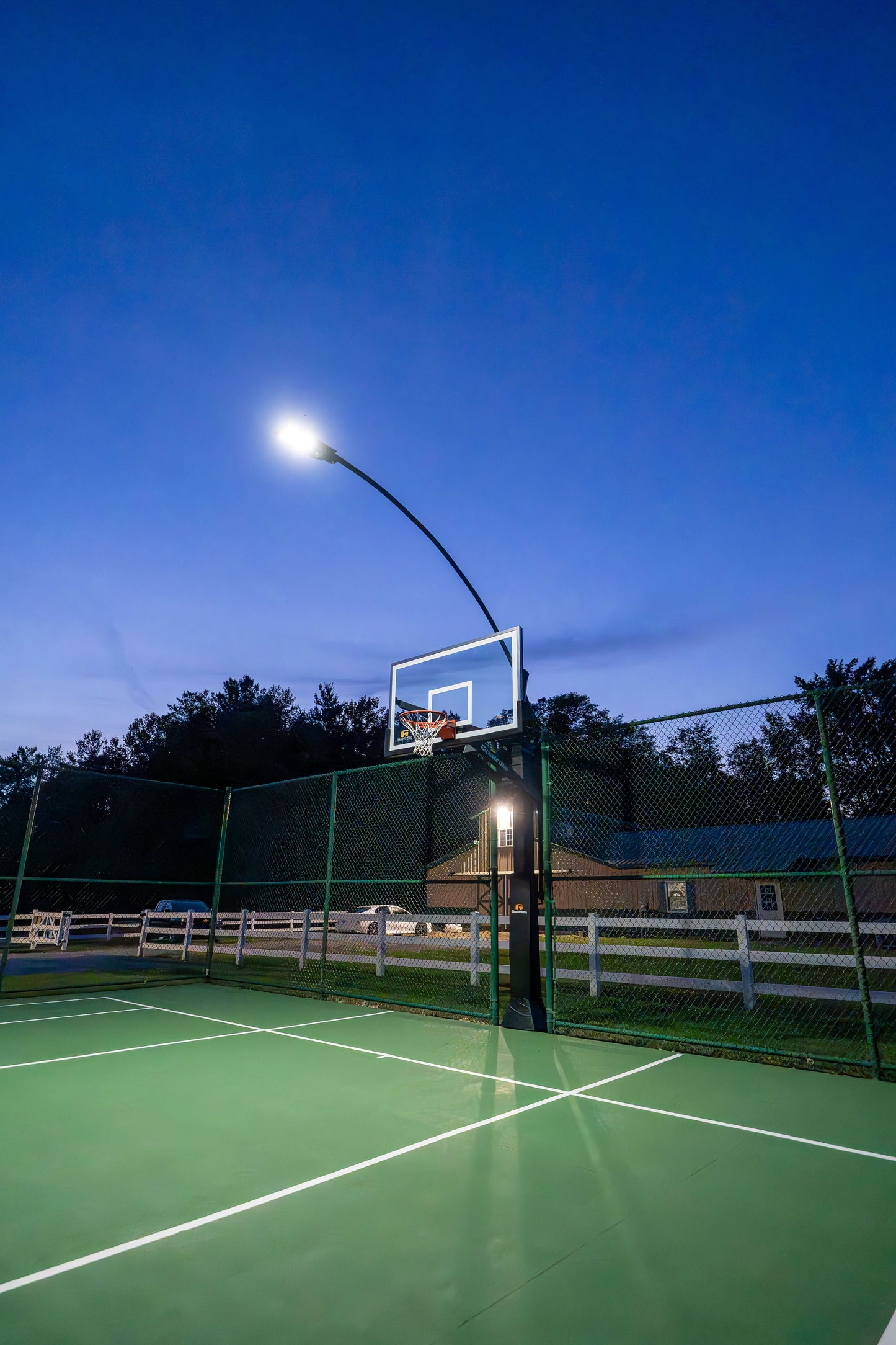 Solar LED Basketball Hoop Light