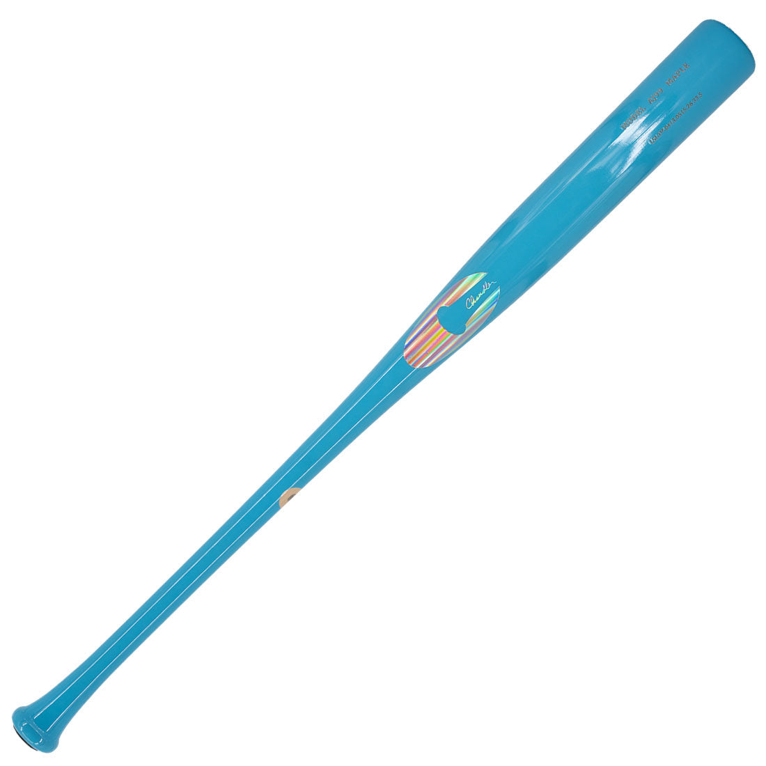 Chandler AJ99 Peformance Cut Youth Maple Wood Baseball Bat Cerulean Blue