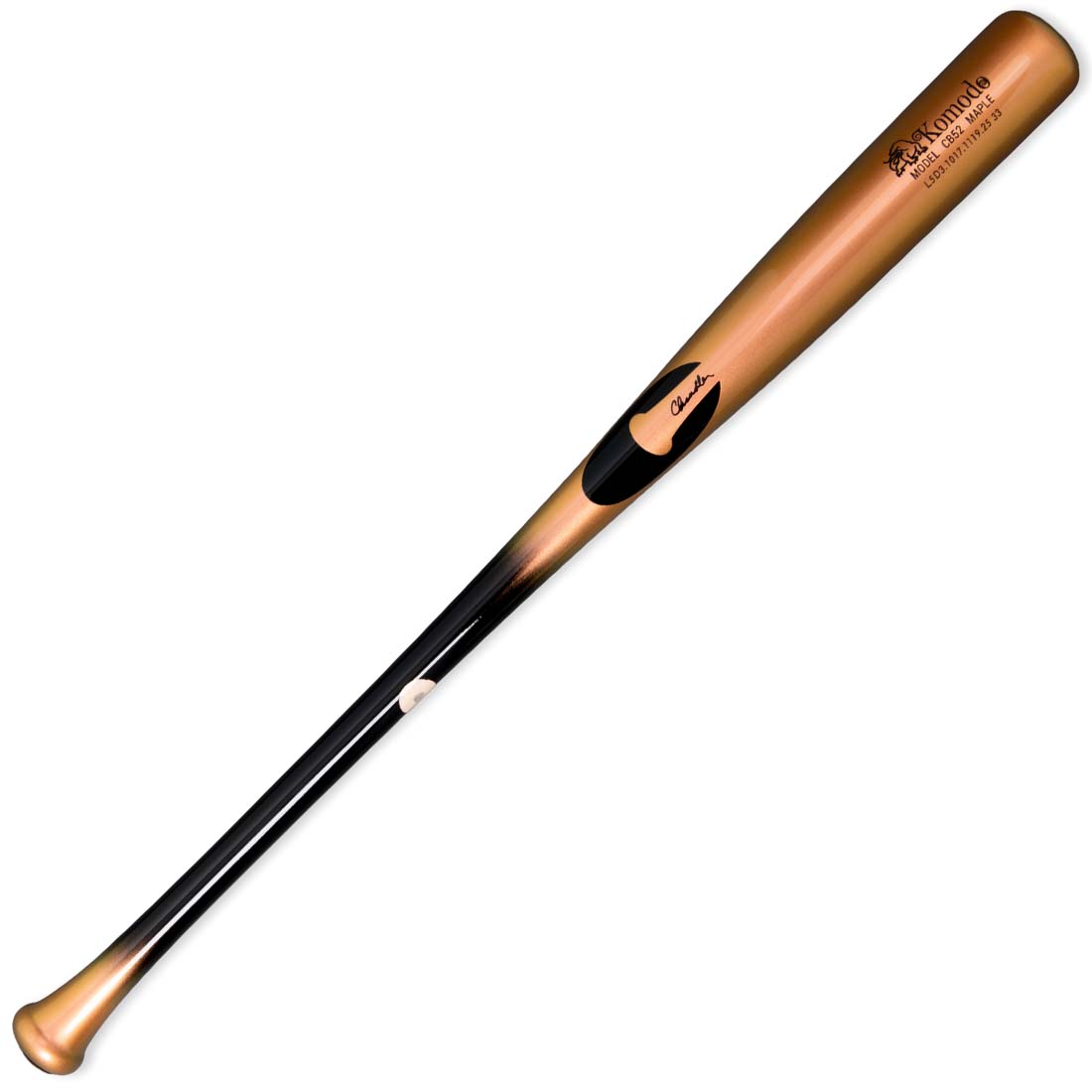 Chandler CB52 Komodo Performance Cut End Loaded Maple Wood Baseball Bat