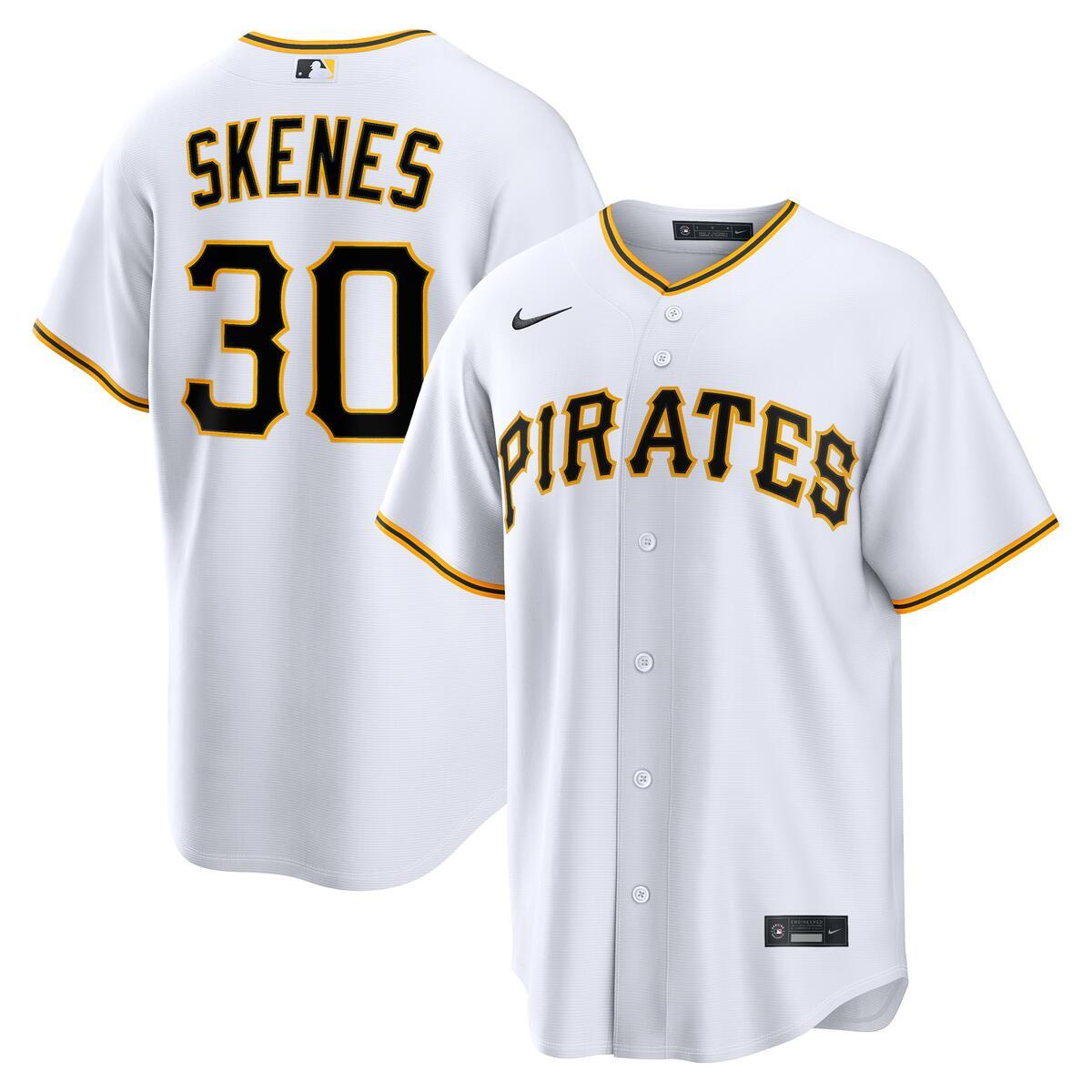 Nike MLB Pittsburgh Pirates Paul Skenes Home Jersey