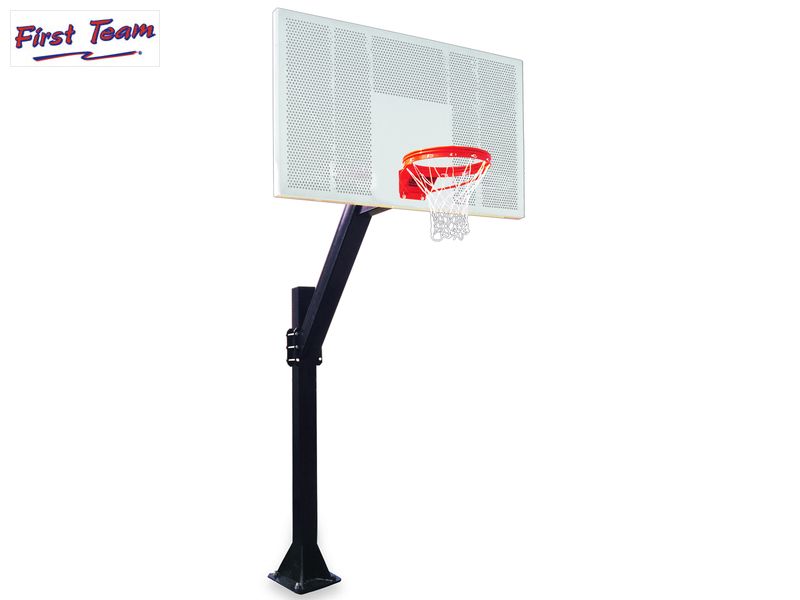 Legend™ Fixed-Height Bolt-Down In-Ground Basketball Hoop by First Team