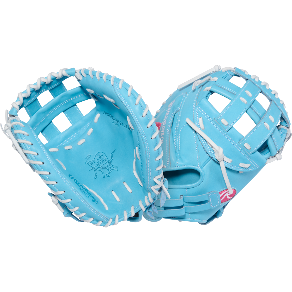 Rawlings Heart of the Hide 34" Fastpitch Catcher's Mitt: PROCM34FP-24CBW