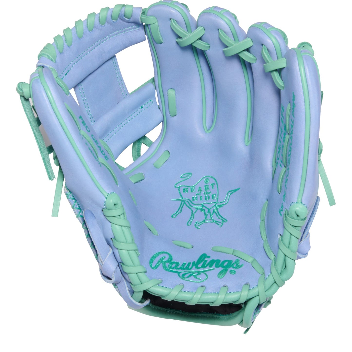Rawlings Heart of the Hide ColorSync 10 Periwinkle Mint 11.5" Baseball Fielding Glove - PROR314-2PE