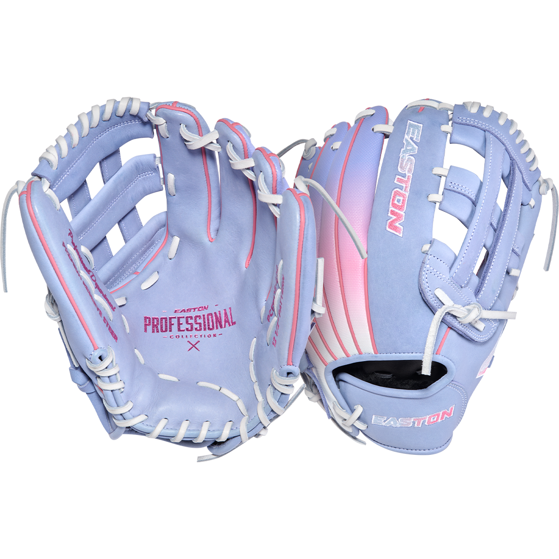 Easton Professional Collection Color Splash 3.0 12.5” Fastpitch Outfield Glove: PCFP125-6PE