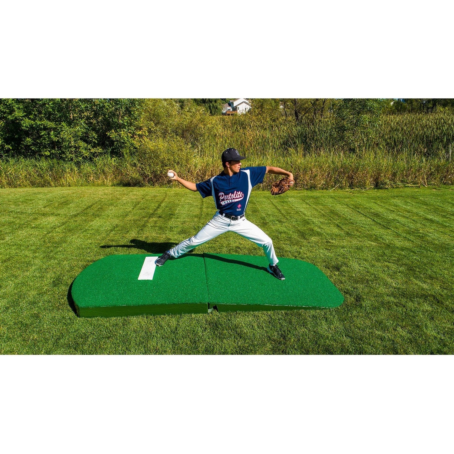 Portolite 10" Full Size 2-Piece Portable Practice Pitching Mound