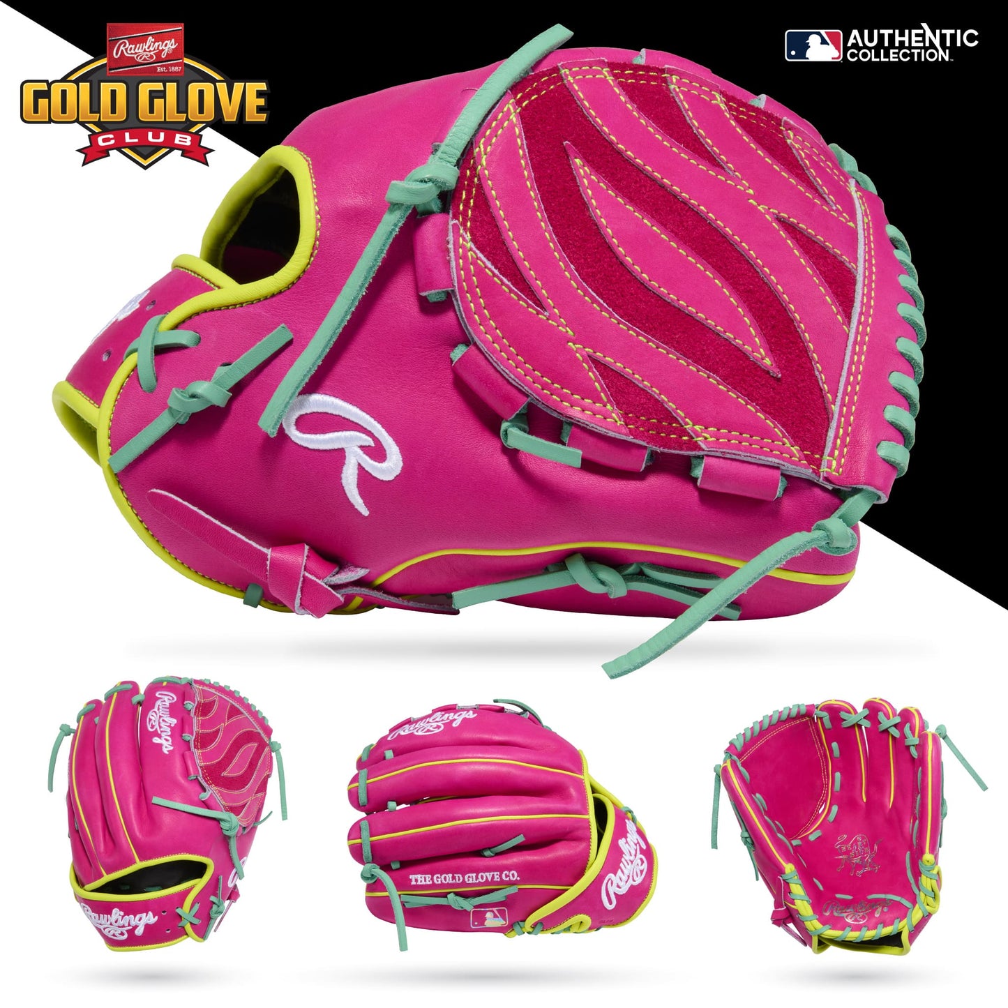 Rawlings Heart of the Hide 12" Gold Glove Club January 2026 Baseball Fielding Glove - PRO206TRI-34BE