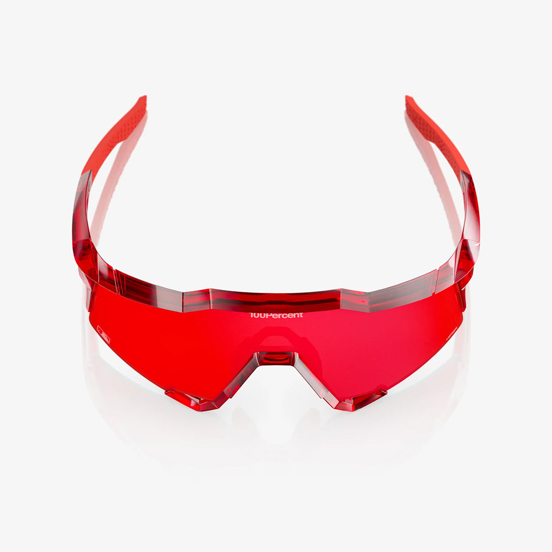 100% SPEEDCRAFT MLB Authentic Polished Translucent Red - HiPER Fire Red Mirror Lens