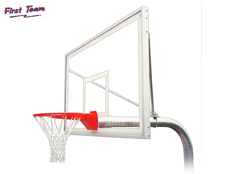 RuffNeck™ Fixed-Height In-Ground Basketball Hoop by First Team