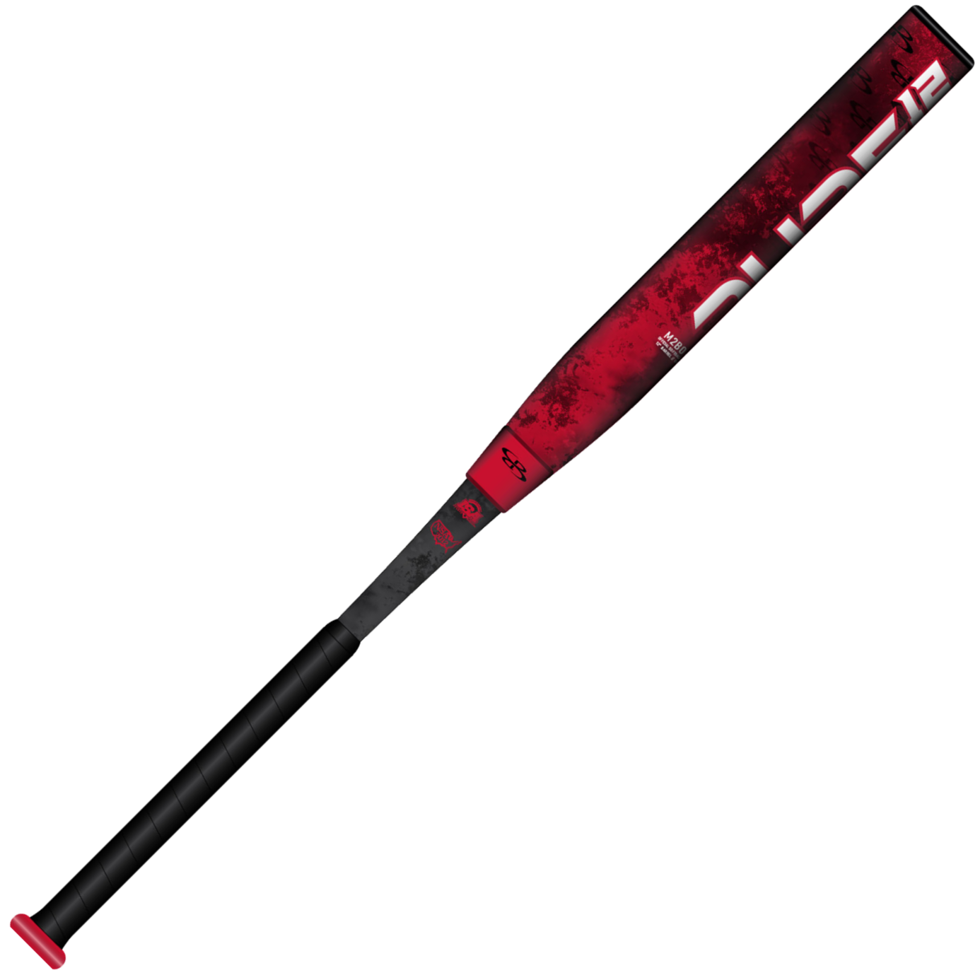 2026 BoombahPure Pure12 Red Nuke 12" Endloaded NSA USSSA Slowpitch Softball Bat: M2B0-6143 RD