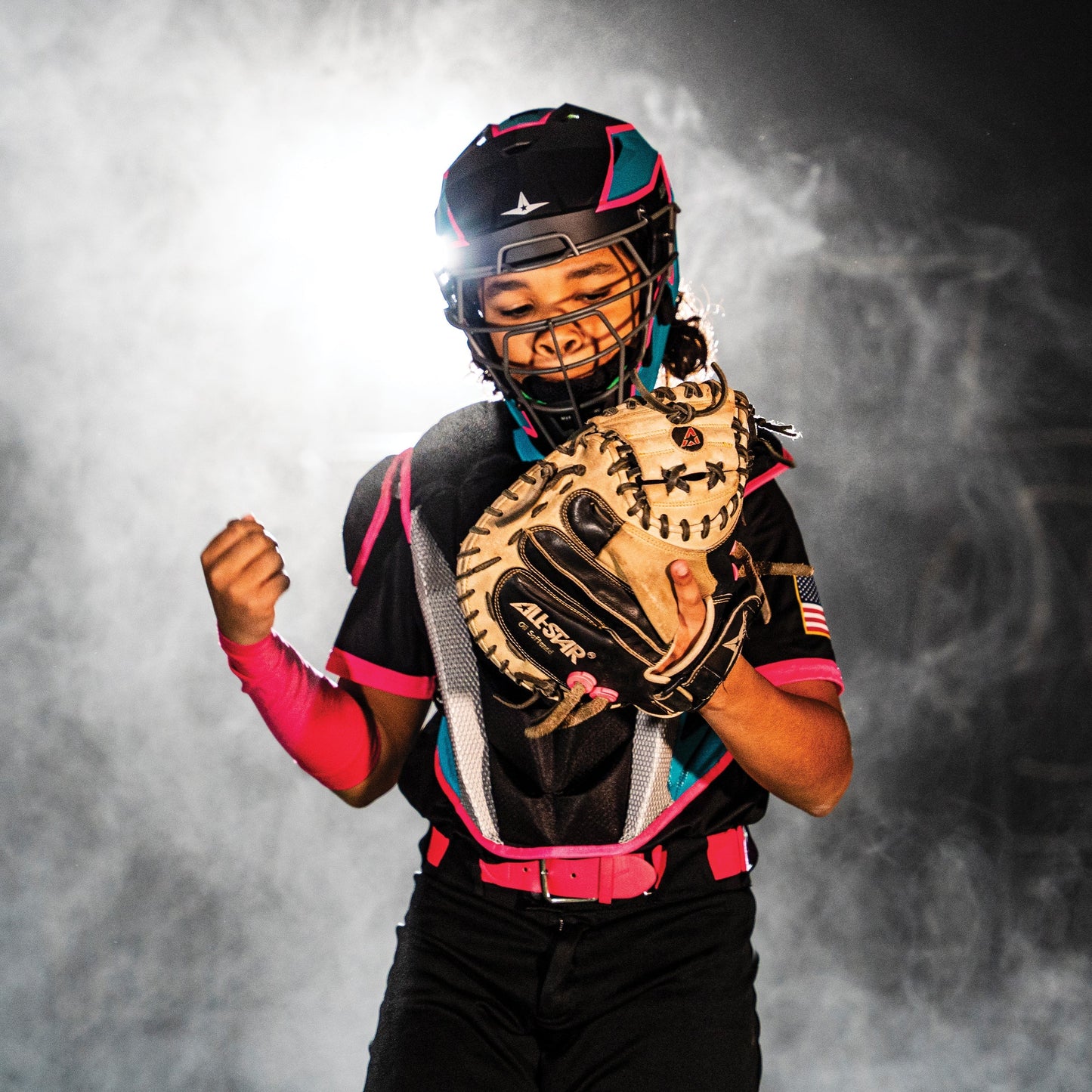 All-Star MVP-Pro Short Fuse Series Catchers Set - Miami Nights (Adult/Intermediate/Youth)