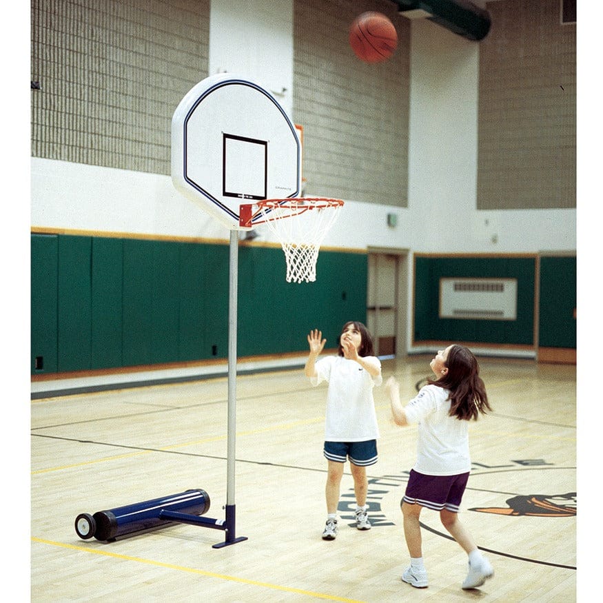 Jaypro Basketball 7ft.H Elementary Backboard Adapter (35 in.) Fan Backboard EZBB-8