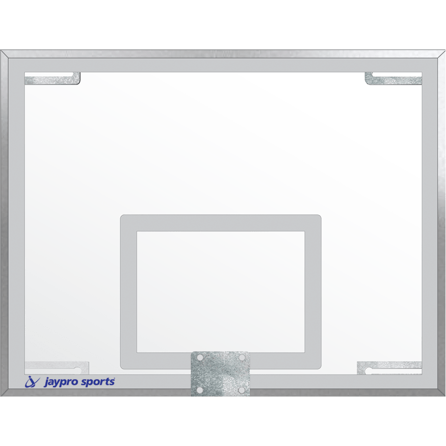 Jaypro Tempered Glass Rectangle Backboards (Indoor)