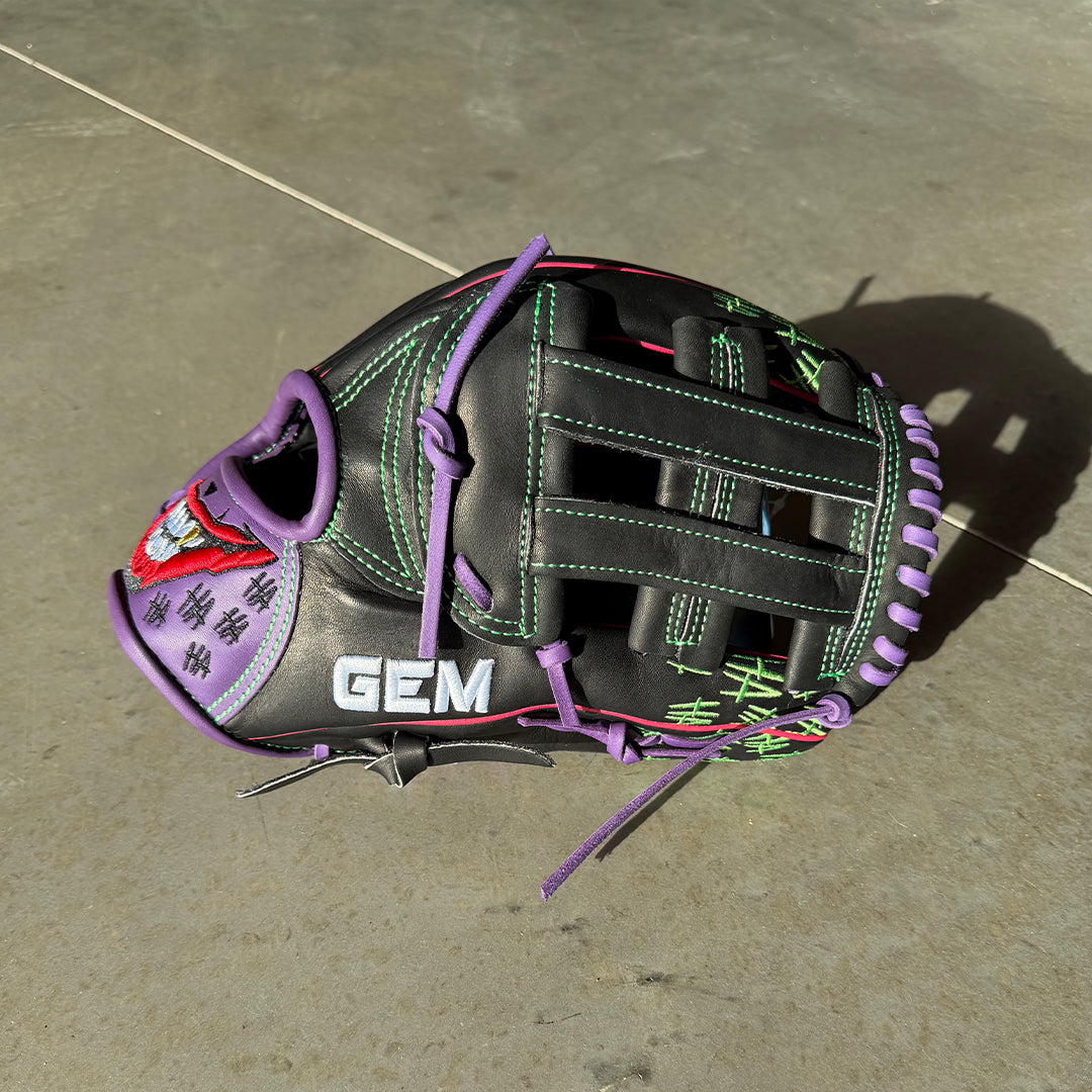 Gem Gloves Softball Fielding Glove - GEM086 Joker 2.0 Black