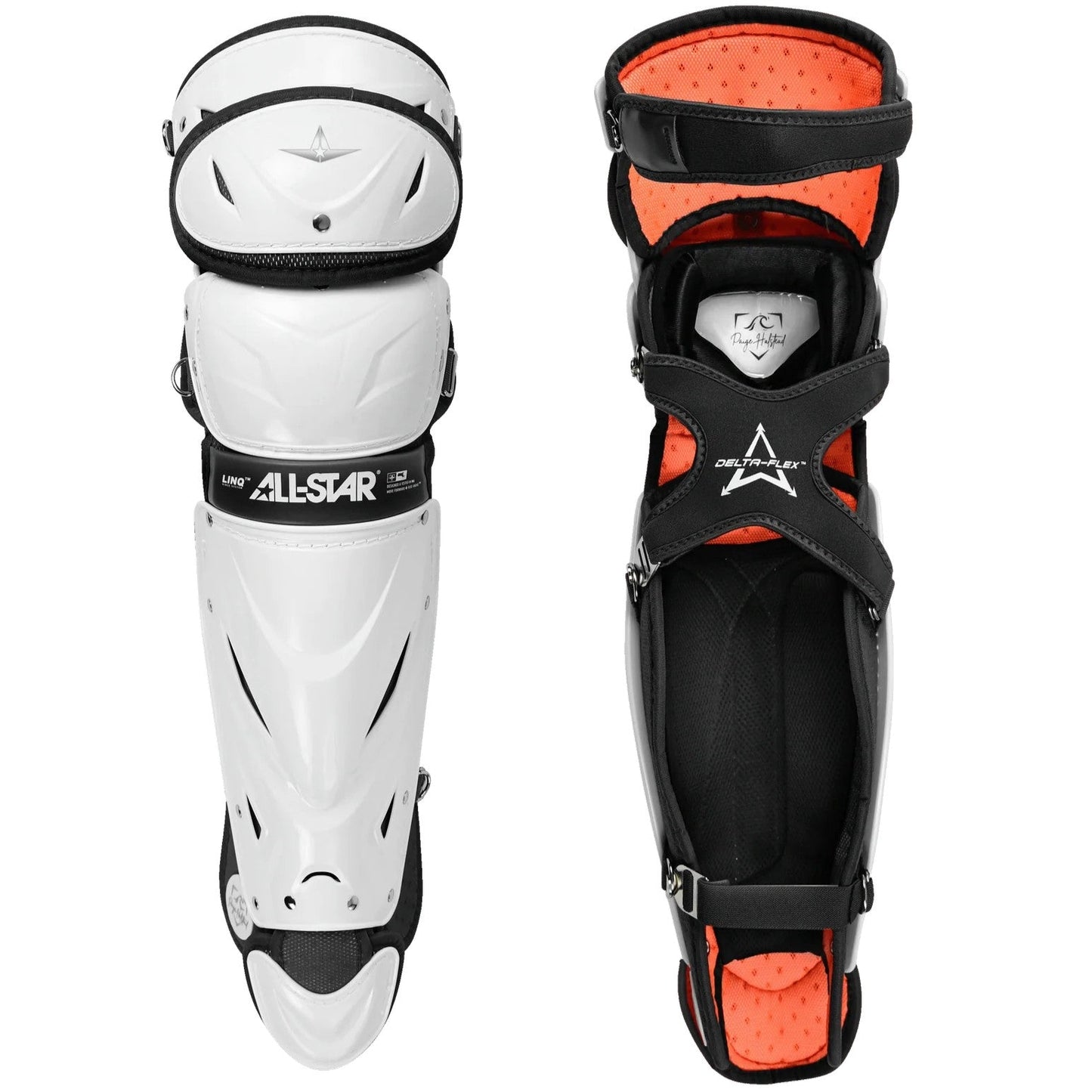 All Star PHX Paige Halstead Fastpitch Catcher's Leg Guards: LGW-PHX