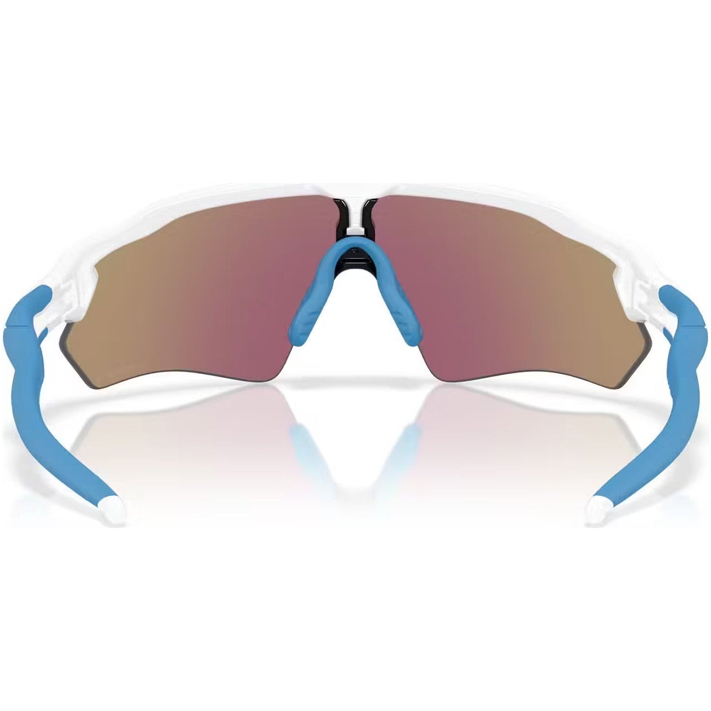 Radar EV S Path Polished White w/ PRIZM Sapphire Sunglasses