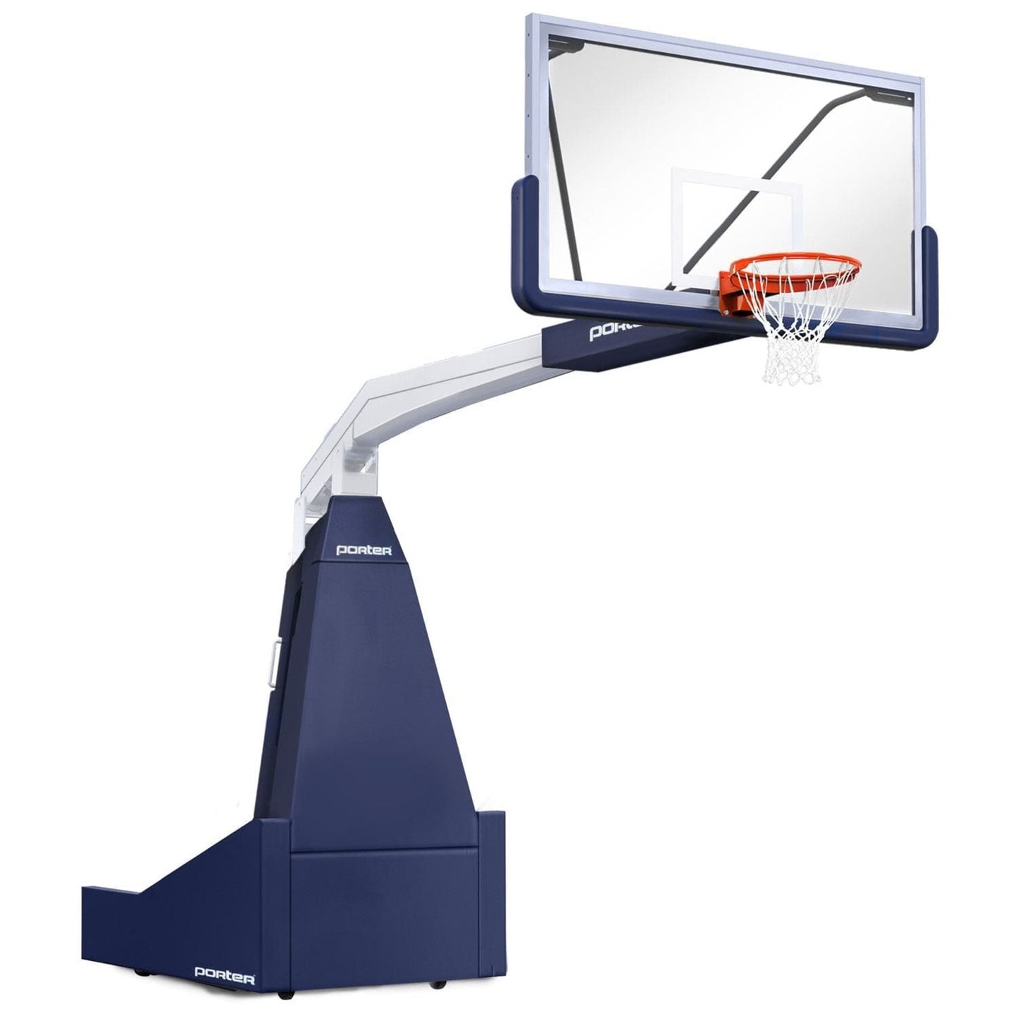 Porter 1635 Competition Spring-Assisted Portable Basketball Hoop w/ 10' Boom 1635108C1202