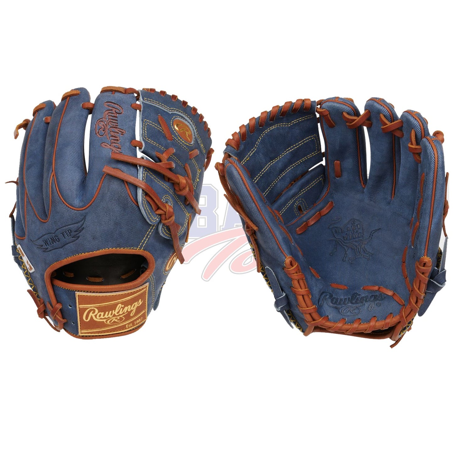 PRO205W-9D Limited Edition Denim Heart of the Hide Pro Label 11.75"