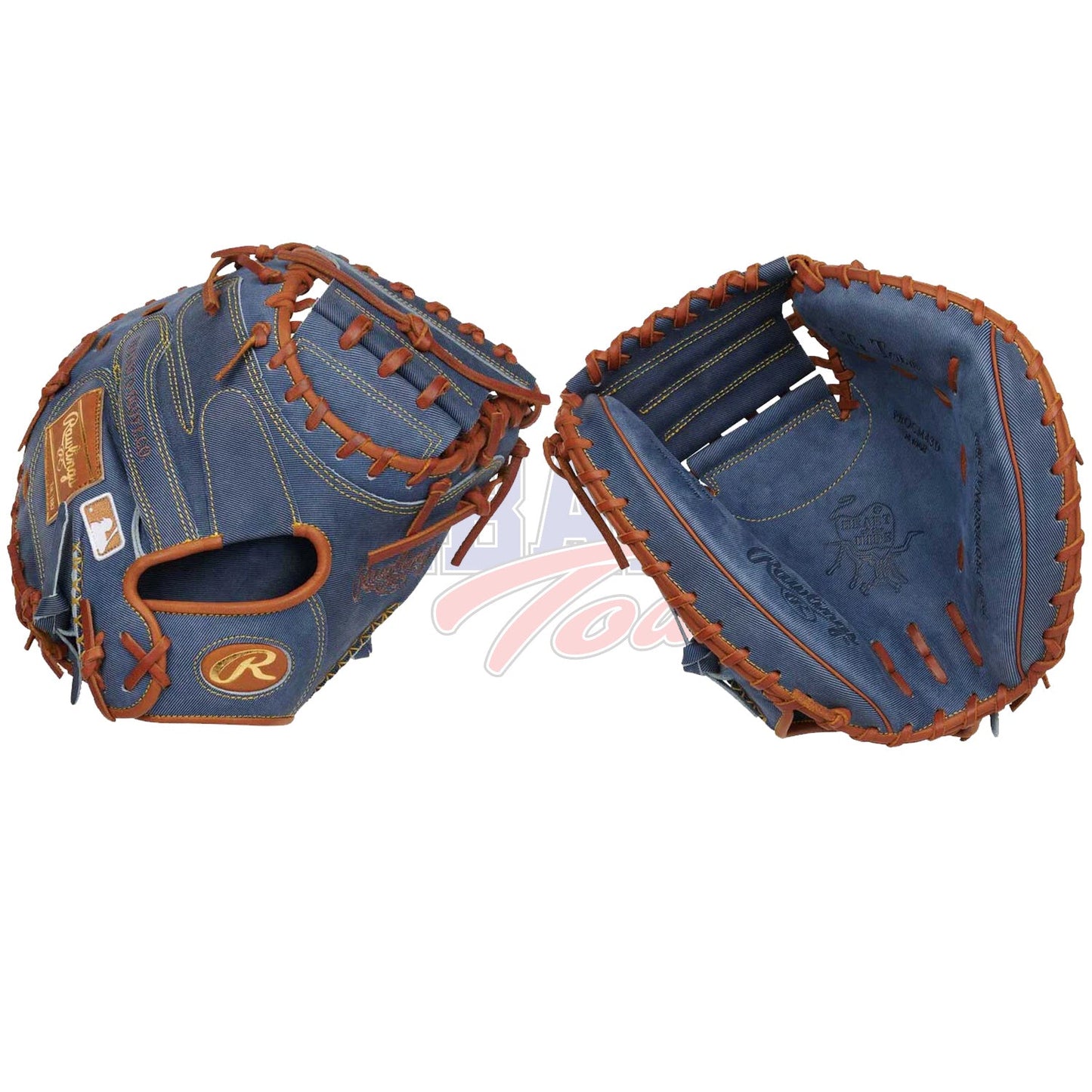 PROCM43D Limited Edition Denim Heart of the Hide Pro Label 34" Catcher's Baseball Glove