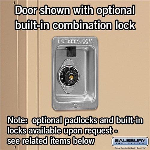 Salsbury 15" Wide Triple Tier Standard Metal Locker 15" W x 78" H x 18" D (Unassembled)