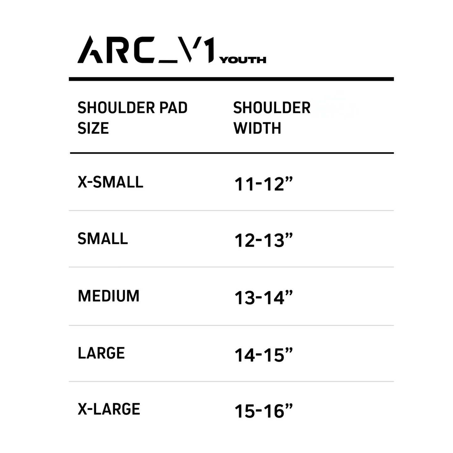 Vicis ARC_V1 Youth Football Shoulder Pads