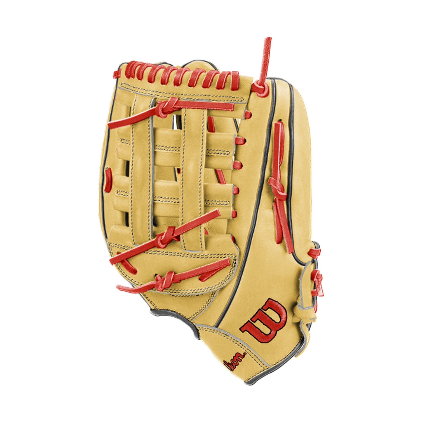 Wilson A1000 H12 13.5" Blonde/Red Slowpitch Glove