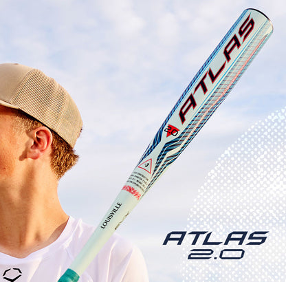 2027 Louisville Slugger Atlas 2.0 (-3) BBCOR Baseball Bat: WBL4248010