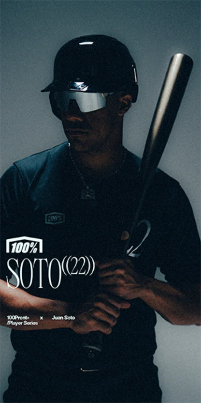 100% SPEEDCRAFT XS Soto 1 Polished Black Chrome - HiPER Mercury Mirror Lens