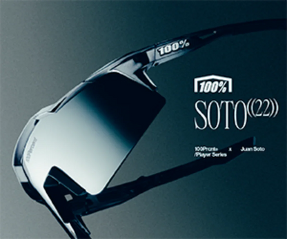 100% SPEEDCRAFT XS Soto 1 Polished Black Chrome - HiPER Mercury Mirror Lens