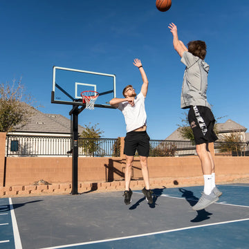 Lifetime Mammoth Bolt Down Basketball Hoop (72-Inch Tempered Glass)