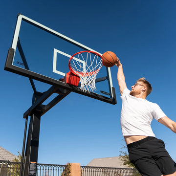Lifetime Mammoth Bolt Down Basketball Hoop (72-Inch Tempered Glass)