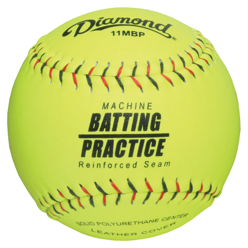 Diamond Machine Batting Practice 11" Leather Fastpitch Softballs: 11MBP