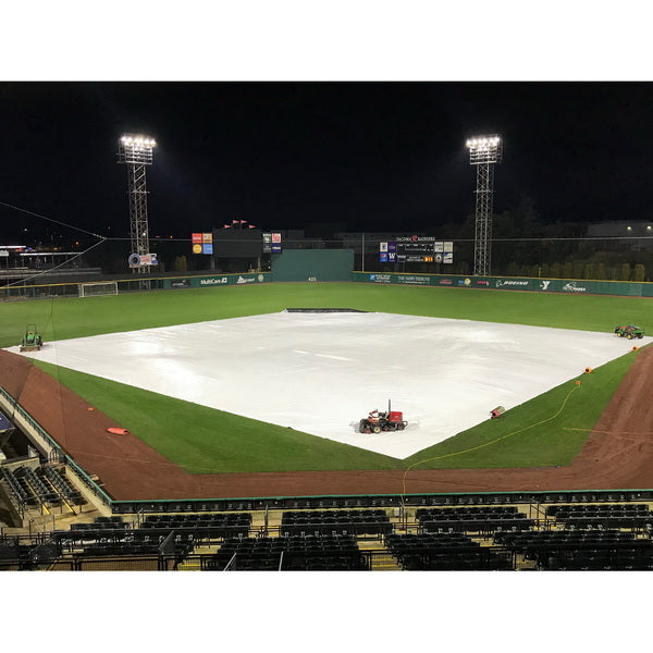 12 Mil Polyethylene Baseball Field Tarp