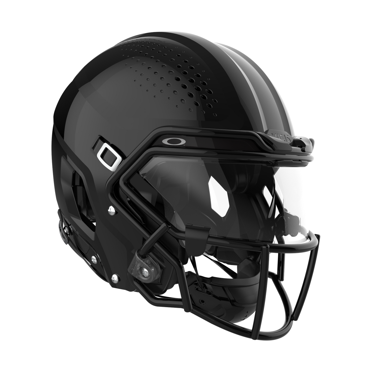 Vicis Zero2 Youth Elite Football Helmet Equipped With Titanium Facemask and Oakley Edge Clear Visor