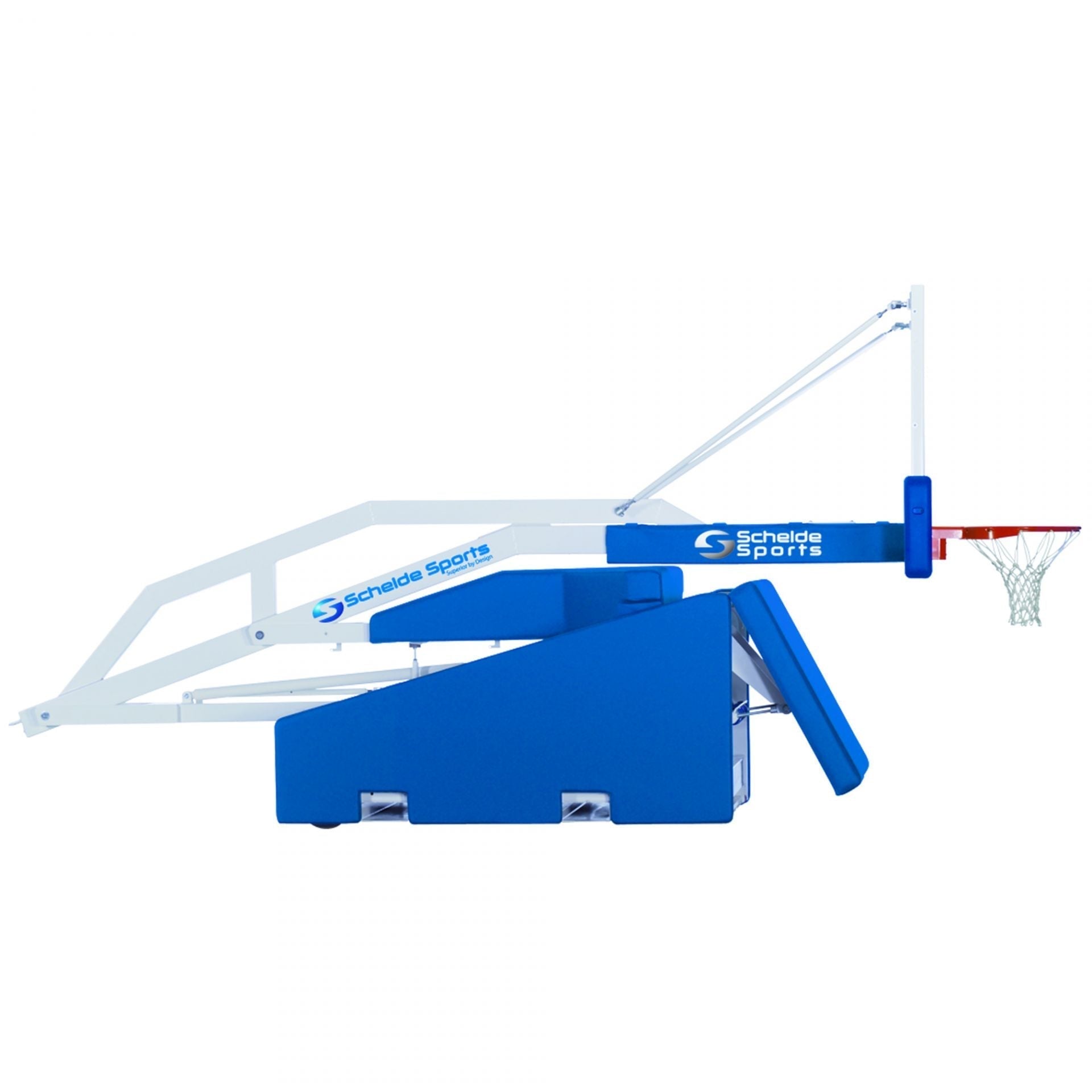 Super SAM 245 Portable Basketball Hoop - FIBA Level 2