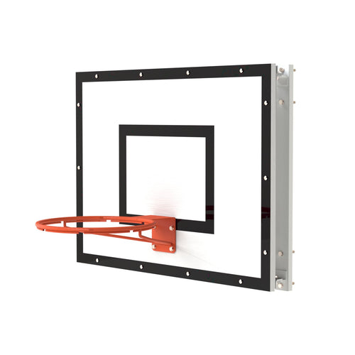 120 x 90 cm Wall-Mounted Basketball Hoop (10 cm Overhang)