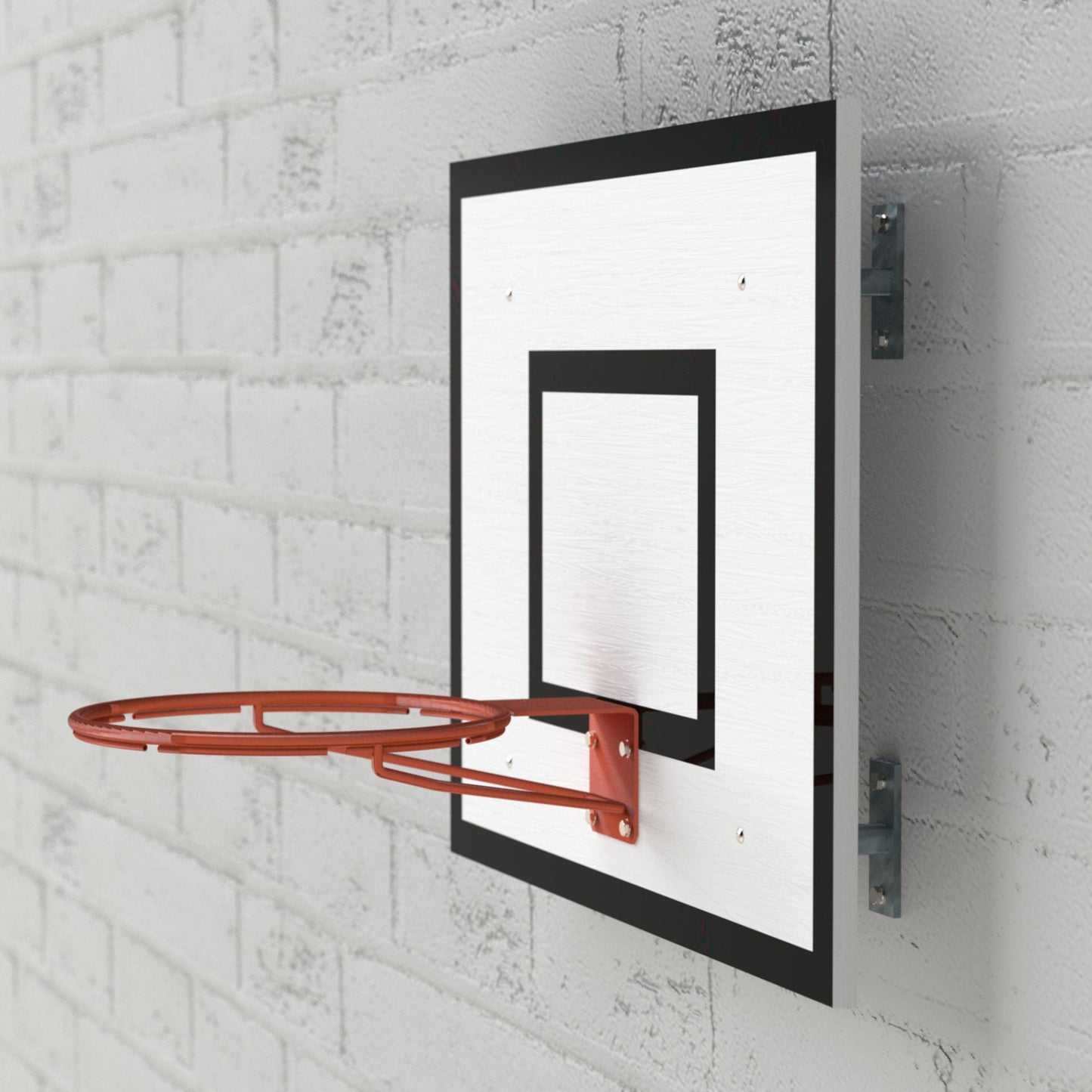 120 x 90 cm Wall-Mounted Basketball Hoop (14 cm Overhang)