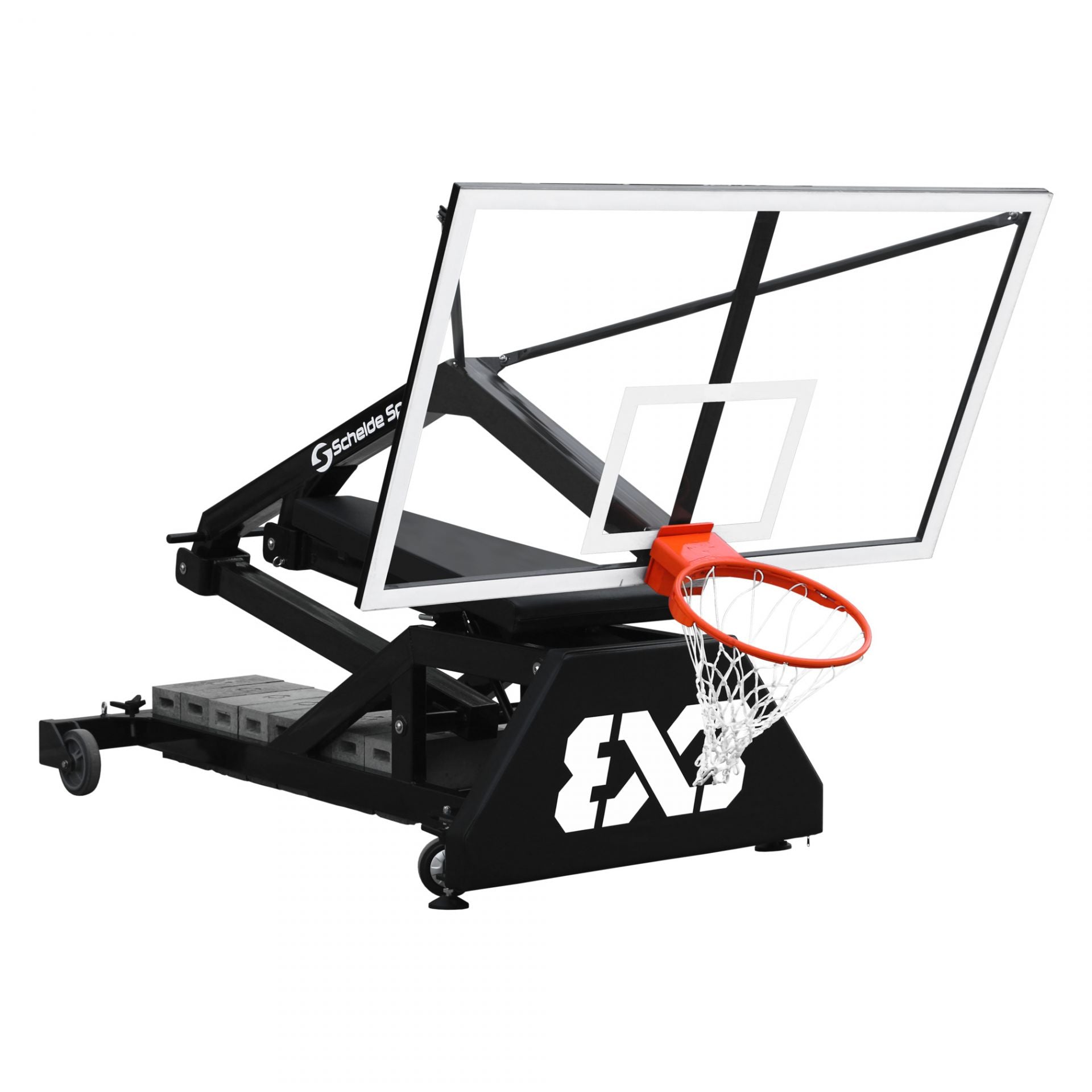 3x3 Street Slammer Portable Basketball Hoop