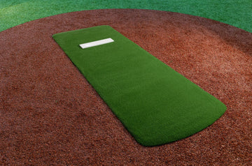 Portolite Baseball Pro Spiked Game Mat with No Lines