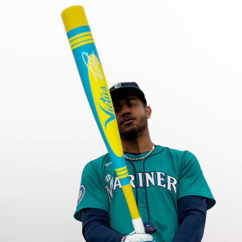 2025 Victus Vibe Pro-Crayon Julio Rodriguez (-3) BBCOR Baseball Bat: VCBVIBC-JR