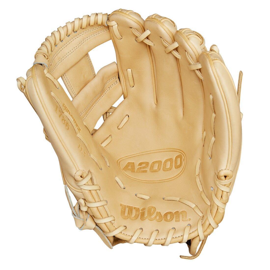 Wilson Glove Day Blonde A2000 1786 11.5” Infield Baseball Glove: WBW102072115